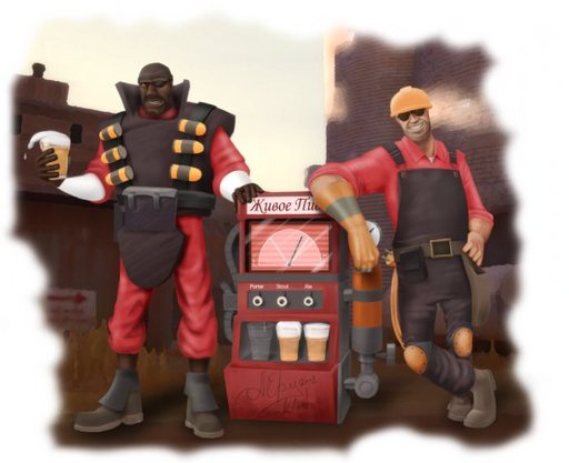 Team Fortress 2 - Фанарт - рисунки